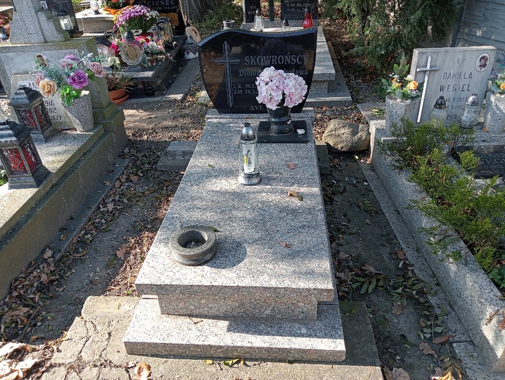 Grób Władysława Skowrońska