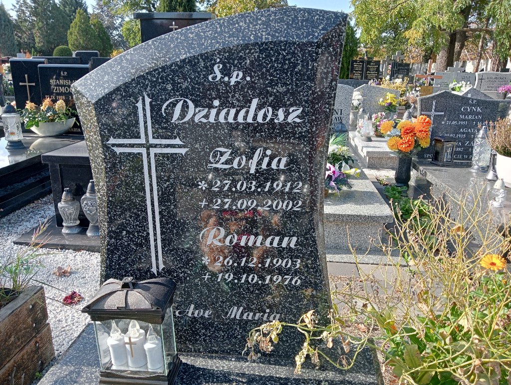 Grób Zofia Dziadosz