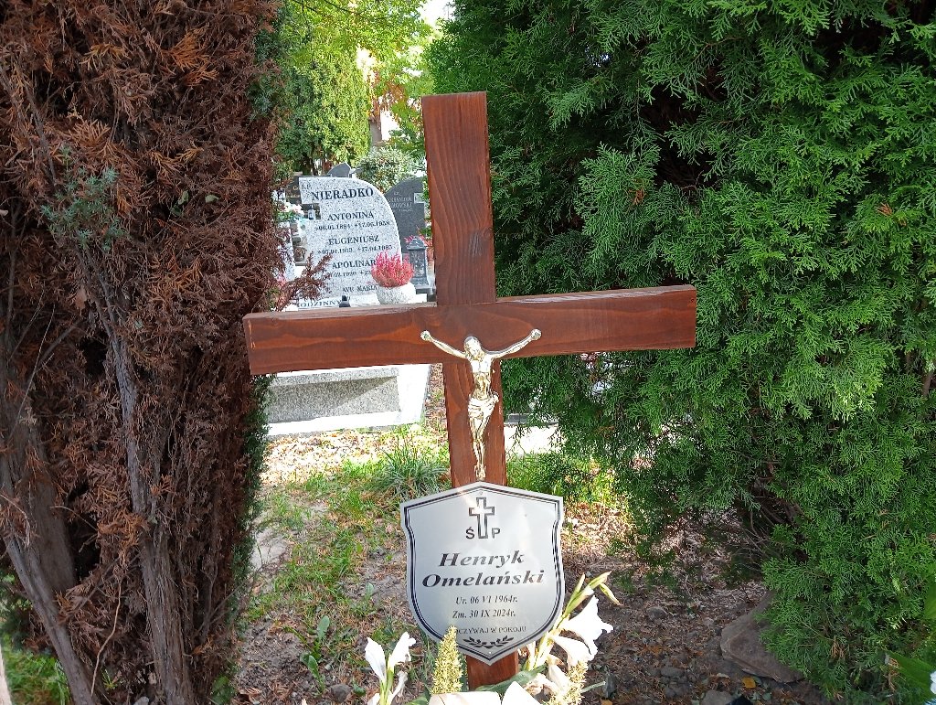 Grób Henryk Omelański